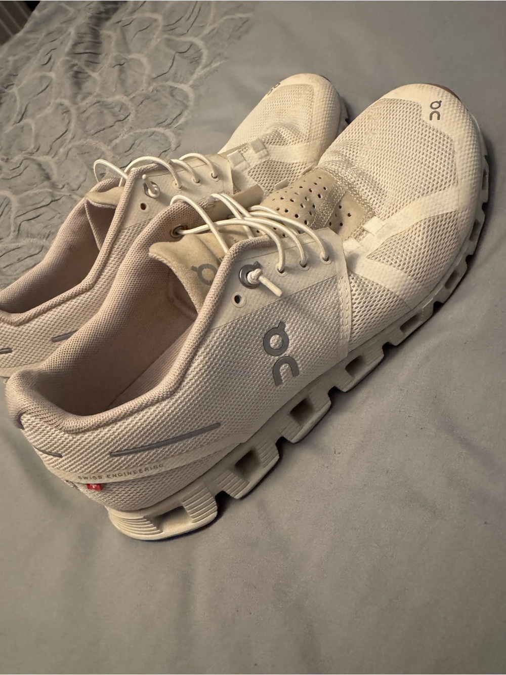 On Cloud Women's Sneakers in Off-White